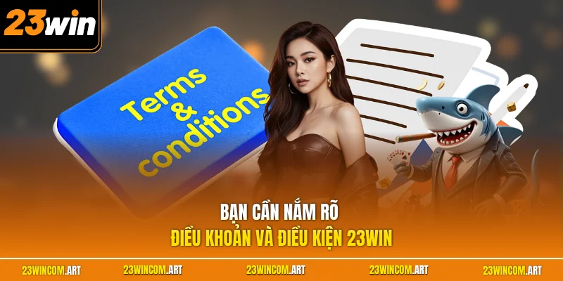 Điều khoản và điều kiện 23WIN 1 Bạn cần nắm rõ điều khoản và điều kiện 23WIN