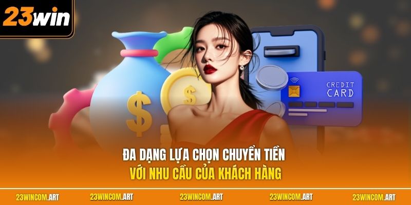 Đa dạng lựa chọn chuyển tiền với nhu cầu của khách hàng