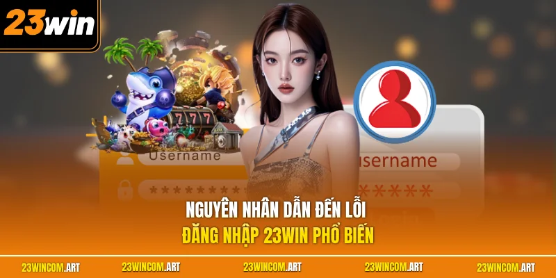 Nguyên nhân dẫn đến lỗi đăng nhập 23WIN phổ biến