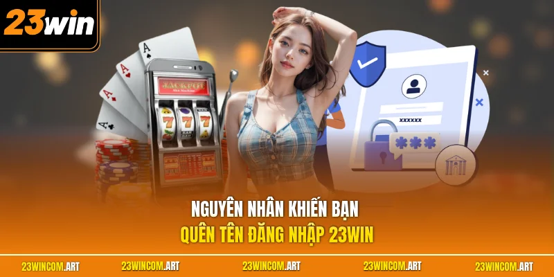 Nguyên nhân khiến bạn quên tên đăng nhập 23WIN