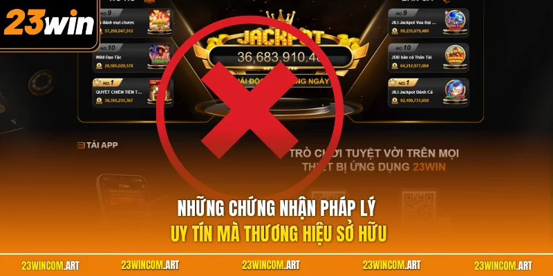 Những chứng nhận pháp lý uy tín mà thương hiệu sở hữu